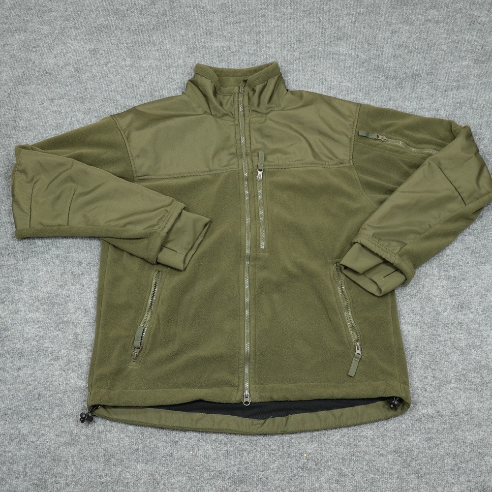 Condor Jacket Mens XL Olive Drab Alpha Micro Fleece Tactical Full Zip Utility